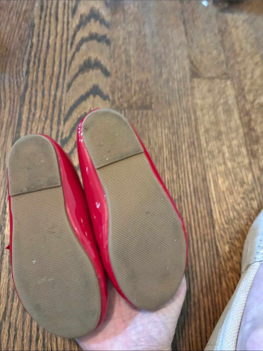 Girls' Red Patent Bow Mary Jane Shoes